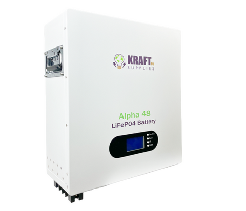 Alpha 48V 100Ah LiFePO4 Battery 4.8KWh
