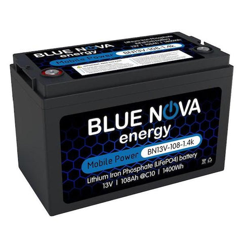 BlueNova 13V 108Ah 1.4kWh Lithium Battery